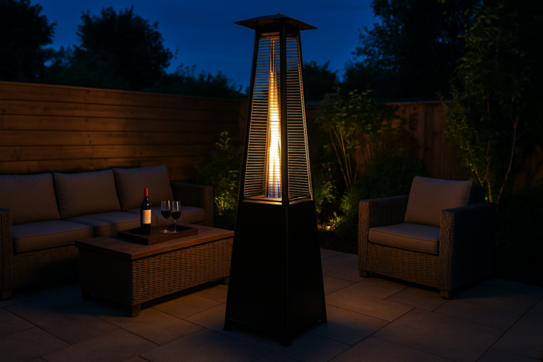 Ogrzewacz ogrodowy na gaz – domowa strefa relaksu pod chmurką